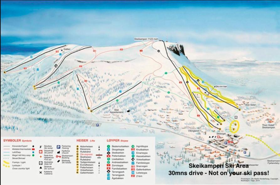Hafjell Alpinlandsby Apt 88 Екстериор снимка